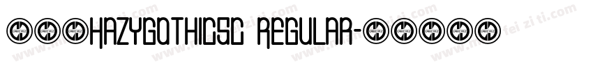 975HazyGothicSC Regular字体转换